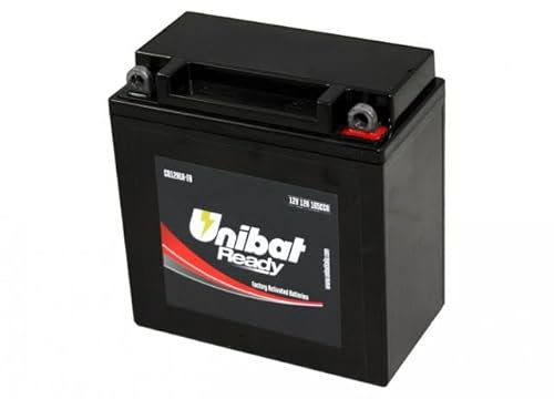 Batterie Unibat CB12AL-A-FA compatible Yuasa YB12AL-A2 préchargée prête à l'emploi