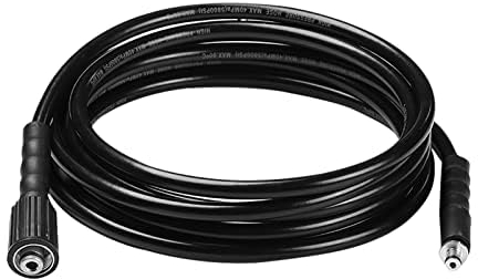 YORKING Pressure Washer Hose Drain Cleaning Kit 5M Hose with M22 Thread Quick Coupling Type Water Pipe High-Pressure Hose