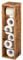 Klopapierhalter Toilettenpapierhalter Holz 17x17 H 65 cm Klorollenhalter quadratisch Mangoholz