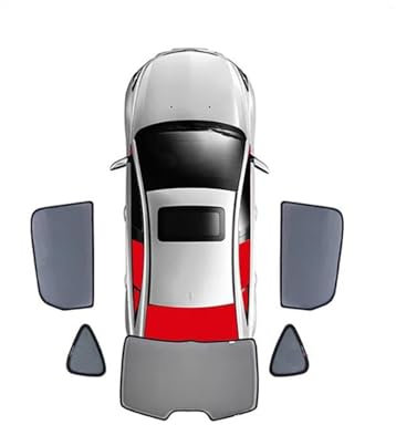Sonnenschutz Magnetischer Sonnenschutz, Vorhang Seitlicher Sonnenschutz Für Mazda 5 Für Mazda5 CW 2011–2018 Sonnenblende Schatten (Größe : Rear 5pcs)