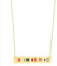 GZHENGZG Herren Halsketten und Damenschmuck Astronomie Mondmondphase Anhänger Halskette Frauen Galaxy Schmuck Choker Kette Bar Halskette Bijoux Femme Geschenk