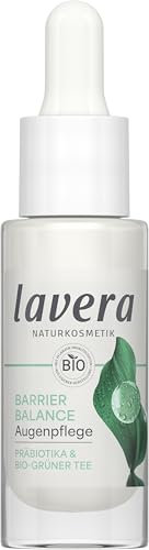 lavera Barrier Balance Augenkontur - ohne Alkohol - parfümfrei - feuchtigkeitsspendend - stärkt die Hautbarriere - Präbiotikum - vegan - Naturkosmetik - 15 ml