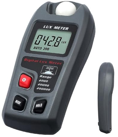 Light Meter, Digital Light Meter, Photography Light Meter, Par Light Meter, Handheld Light Meter, Illuminance Tester, Grow Light Meter, Brightness Tester, Lighting Intensity Meter, LCD Light Meter