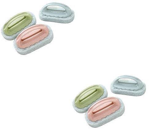 IWOWHERO 6stücke Badewannen-Pads Aus Hochdichteschaum Effektive Reinigungsschwämme Für Küche Und Badezimmer Für Töpfe Pfannen Und Hartnäckige Flecken