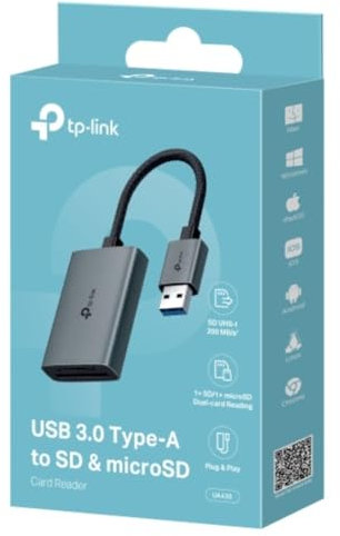 TP-Link Lettore Schede SD & microSD 3.0 USB 3.0 Type-A - UA430