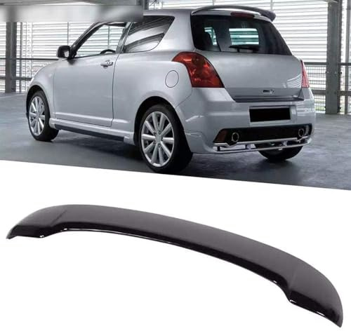 PAPEP Auto Spoiler Heckspoiler für Suzuki Swift Mk3 2005-2010, Kofferraum Spoiler Flügel Dachspoilerflügel Lippe Kofferraumspoiler Dachspoiler Zubehör