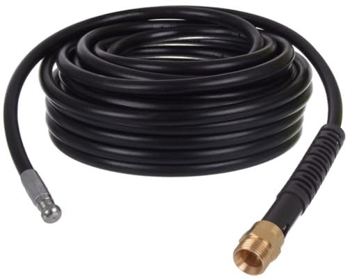 TECHKAR Tuyau de Nettoyage de tuyaux 200bar 60 °C 10m de Long Compatible avec Les nettoyeurs Haute Pression Kranzle Macallister Oleo-Mac Tuyau de Nettoyage de tuyaux