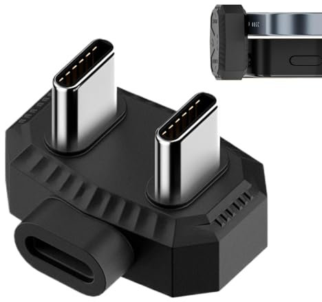 Generisch Lavalier -Mikrofonladungsadapter, Lavalier -Mikrofon -Adapter Typ C | Tragbarer Lavalier -Mikrofonladungsadapter - Audioeingang Zubehör für Smartphones -Tablets