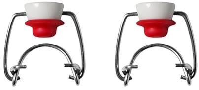 Keramik Capulet für Flaschen - 6 Stück Ersatzkippkappen, auslaufsicherer Siegeldeckel wiederverwendbar mit sicherem Verschluss | Glasflaschenverschluss rund, ideal für natürlichen Saft, Liköre