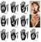 20 Blatt Temporäre Tattoo Henna Schablonen Tattoos Hand Temporäre Tattoo Hennas Sticker Henna Hände Schablonen Indische Arabische Henna Tattoos für Frauen Mädchen Teens Body Art Paint