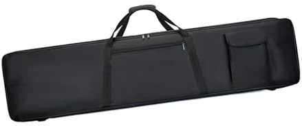 Oshhni Borsa per tastiera a 88 tasti, custodia imbottita con chiusura a cerniera spessa, maniglia e tracolle per tour