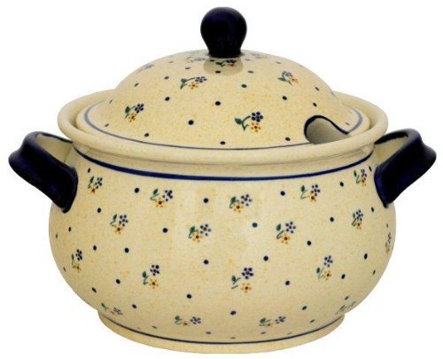 Original Bunzlauer Keramik Suppenterrine 3,0 Liter im Dekor 111