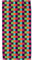 Cawö Liegetuch Lifestyle Karo Walk-Frottier bunt Größe 70x180 cm