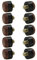 CUESOUL Tornillo-On Consejos para Tacos de Billar - Duro - 11MM 30PCS