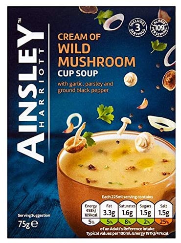 Ainsley Harriott Cream of Wild Mushroom Soup, 75g
