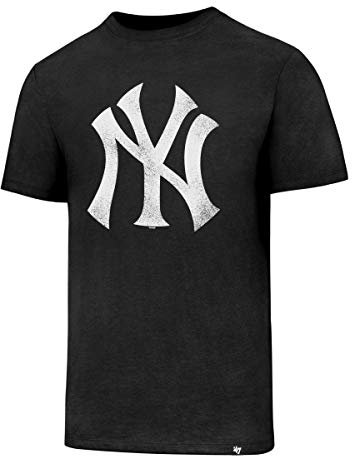 47 Herren MLB New York Yankees Knockaround Club T-Shirt, Black, Medium