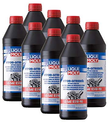 8x LIQUI MOLY 1410 Hypoid-Getriebeöl (GL5) LS SAE 85W-90 1L