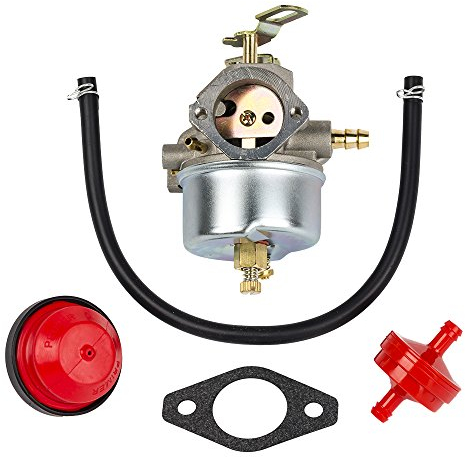 OxoxO Vergaser Carb mit Montagedichtung Fuel Line Kraftstoff-Filter für John Deere Schneefräse Thrower trs22 trs24 trs26 trs27 TRS32 Schneefräse Thrower