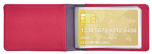 Legami Cch0021 Porta carte di credito, 12 cm, Magenta