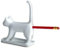 Monsterzeug Anspitzer Sharp End Cat, Katze, Mieze, Lustiges Gadget fürs Büro, Coole Geschenkidee für den Schreibtisch - weiß
