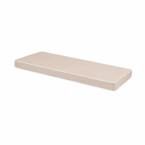 Alfresia 2 Seater Garden Bench Replacement Cushion | 8cm foam filling with breathable water resistant polyester cover and piped edges