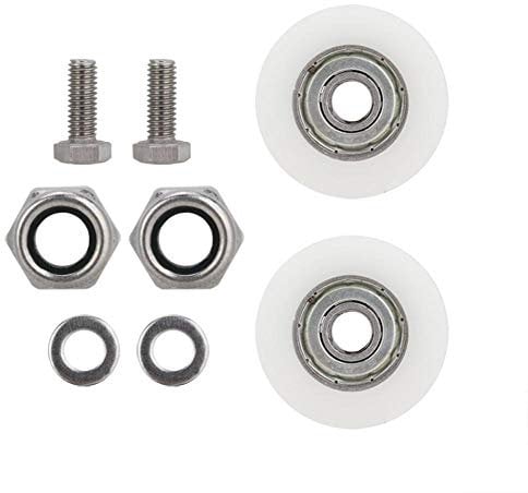 Eastbuy Door Wheels Replacement - Door Wheels Replacement Kit For Greenhouse (30mm)