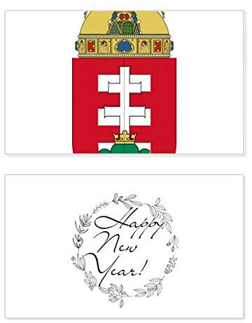 Ungarnisches Europa-Emblem, Neujahrskarte, Gedenkkarte, Segensnachricht