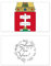 Ungarnisches Europa-Emblem, Neujahrskarte, Gedenkkarte, Segensnachricht