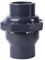 Swing Check Valve Non-Return Check Valve PVC Double Union Solvent Weld Pipe Fittings for Metric Pressure Pipe (DN32 Φ40mm)