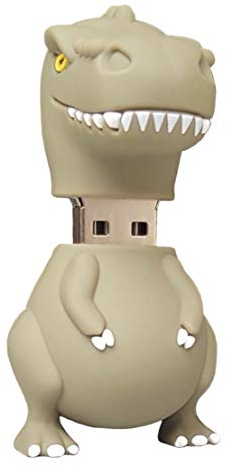 Ulticool - Dinosaurier Reptil T-rex - 8 GB USB Stick - Original Design Flash Pen Drive Speicherstick - Dino Grün Weiß