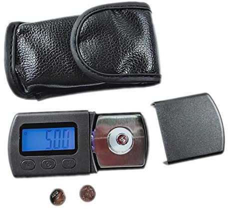 Digital Tonarmwaage Digitale Turntable Hohe Präzise 0.01g Stylus Force Messgerät mit Blaue LCD Hintergrundbeleuchtung Gauge Tester für Tonabnehmer, Tonarm des Plattenspielers