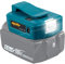Mellif Akku USB Adapter für Makita 18V DEBADP05 mit LED-Arbeitslicht & DC 12V 2A Port & PD 18W USB C (Akku Nicht enthalten)