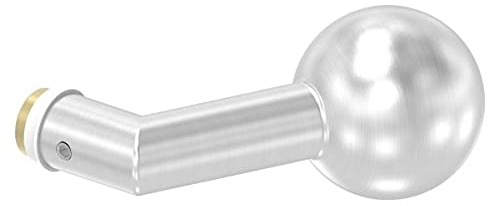 Türknauf V2A gekröpft mit Kugel Ø 50 mm (drehbar)