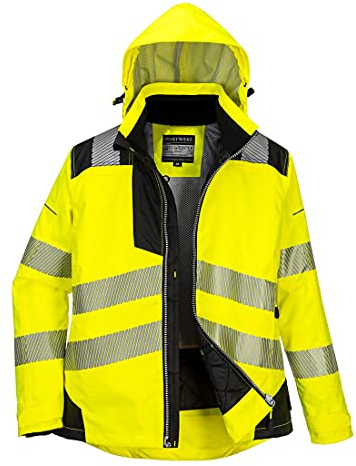 PW3 Damen Warnschutzjacke Winter PW382 gelb/schwarz Gr. 2XL