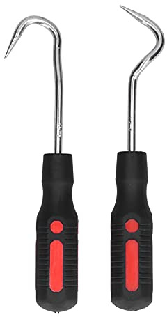 2PCS Strumento di riparazione dell'estrattore del tubo del gancio per la rimozione del tubo dell'auto per la linea di trasmissione del riscaldatore del radiatore