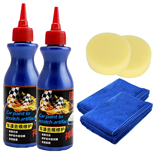 YMQQ Car Paint to Scratch Swirl Artifact-Car Scratch Remover and Repair Kit-Car Scratch Remover Repair Kit-Ultimate Car Scratch Repair (2PCS)