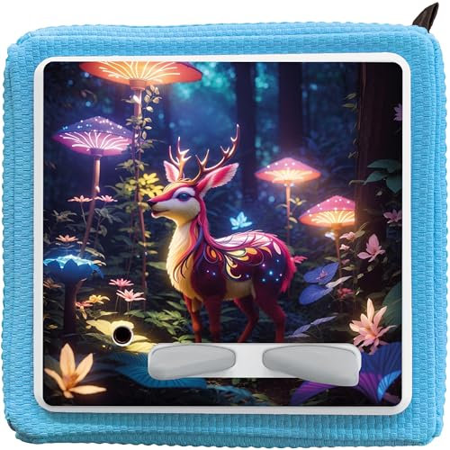 K002 | Schutzcover Schutzfolie für Toniebox selbstklebende passgenaue Folie Motive Zubehör für Kinder Spielzeug Aufkleber Sticker (Nr. 40 Magical Forrest, ohne Wunschname)