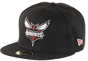 New Era Charlotte Hornets NBA Black Red 59Fifty Basecap - 7 1/8-57cm (M)