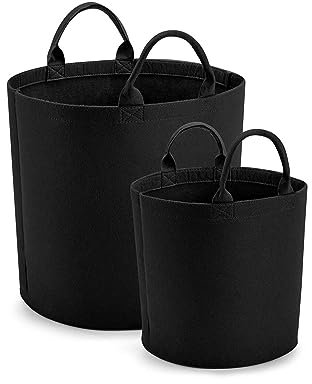 BagBase Felt Trug Black S (30 x 30 cm) (BG728)