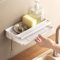 Toski Organizador de Fregadero para Utensilios de Cocina, Cepillo de Esponja para escurridor, Sink Caddy Soporte con Bandeja extraíble y Toallero