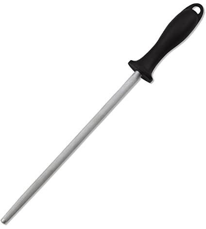 FISCHER - Fusil à Aiguiser Mèche 25cm Ronde Standard École Hôtelière Cuisinier Professionnel - Fabriqué en France