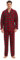 GLOBAL Homme Pyjama Flanelle | Ensembles de Pyjama Homme Coton | Vêtements de Nuit Haut Deux Pièces Chaud |Pyjama Sets Boutonnés à Manches Longues | Loungewear Rouge/Noir/Blanc, Grille S