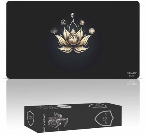 Guard Mat - Elementum (Genähte Kanten) – Spielmatte für Magic – Spielmatten für Magic The Gathering – Playmat kompatibel mit MTG, YuGiOh, Der Herr de Ringe, Pokemon, TCG, Kartenspielmatte