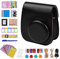 HUIOP 12-in-1 Instant Camera Accessories Bundle Kit Compatible with film Instax Mini 11 Including Camera Bag/Camera Strap/Photo Album/Photo Clips/Photo Frame/Hanging String/Stickers/Pen/Filters