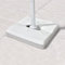 PURPLE LEAF Pieds de Parasol pour Parasol Déporté, Base Solide et Durables, Socle 100 kg Pouvant Être Remplie d'eau et de Sable, Blanc