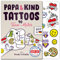 Papa & Kind Tattoos | 90 coole Familien Motive | in Deutschland produziert | dermaTEST-Urteil SEHR GUT | Super Geschenk für Väter & die Familie