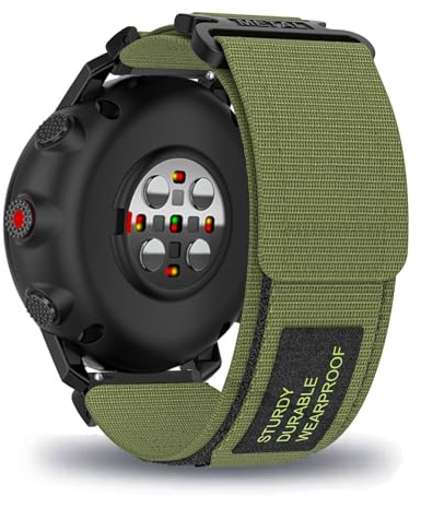 KUWAI Nylonarmband für Polar Grit X/Grit X Pro Armband, Nylon Klettverschluss Armbänder mit Polar Grit X/Grit X Pro Armbänder Sportlicher Armband mit Polar Grit X/Grit X Pro (C)