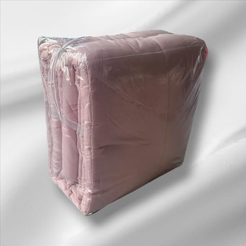 Generico Trapunta Enjoy Home Vari Colori e Dimensioni (Rosa antico, Singolo)