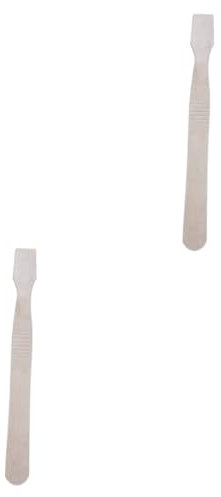 HOMSFOU 2St Lotpastenschaber werkzeug Brecheisen Tablet-Clamshell-Tool Zinn Paste Messer Öffnen Sie das Shell-Tool Silver