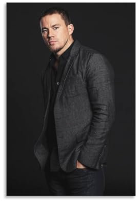 GOORAL Channing Tatum Poster Wandkunst Schlafzimmer Drucke Wohnkultur Hängendes Bild Leinwand Gemälde 30 x 45 cm